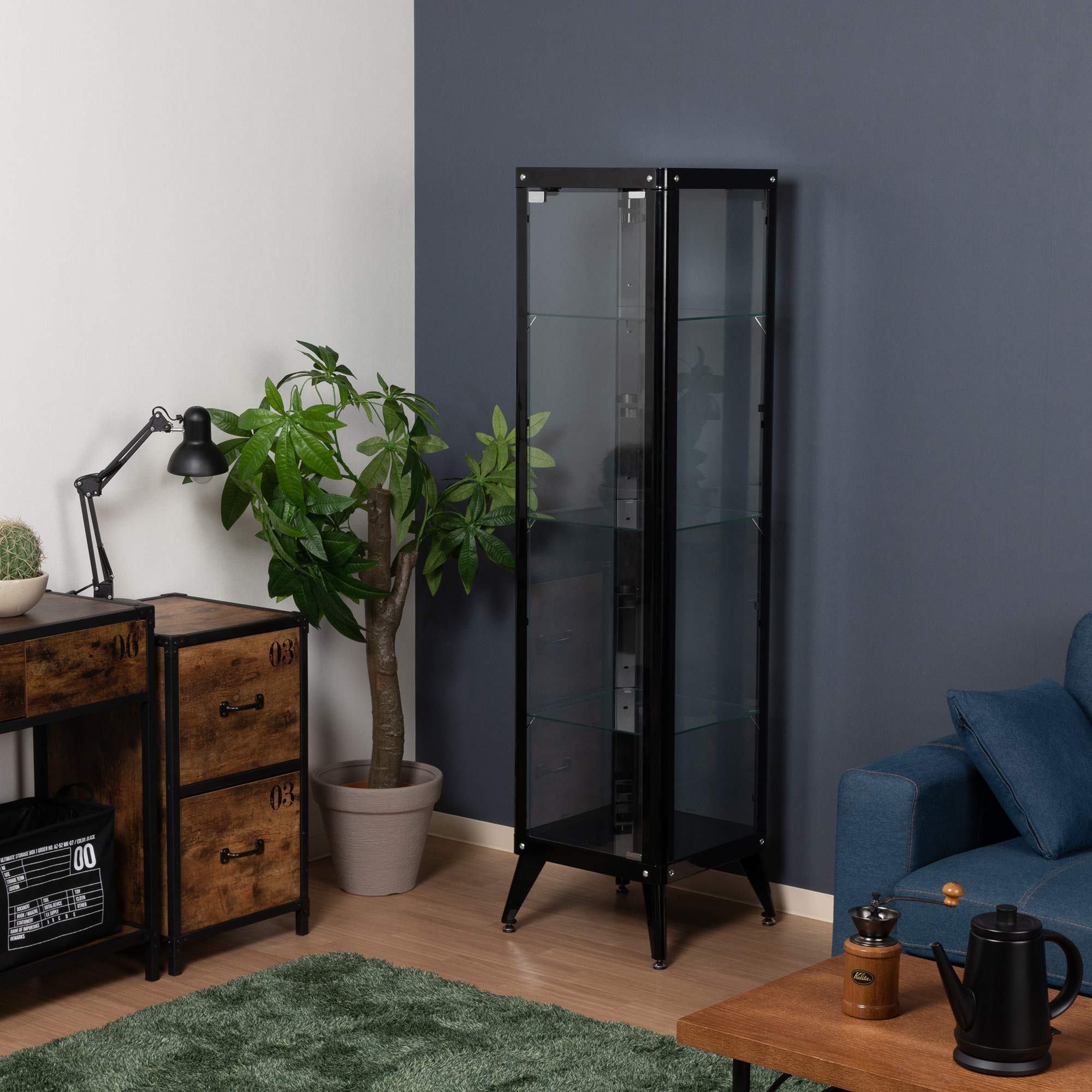 Amazon.co.jp: 不二貿易 コレクションケース フィギュアケース 4段 幅